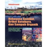 Rekayasa Gambut, Briket Batubara, dan Sampah Organik